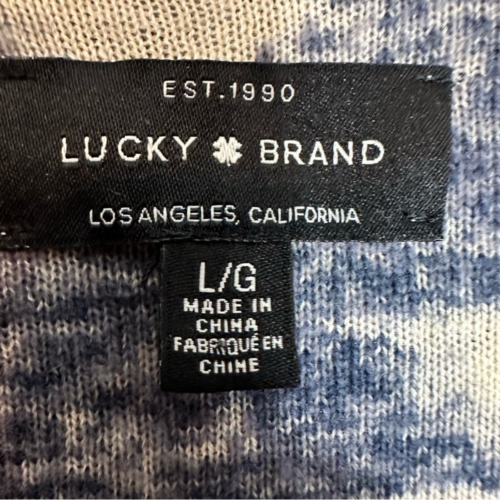 Lucky Brand Fuzzy Aztec Fringe Tassel Open Front Cardigan - Picture 9 of 13